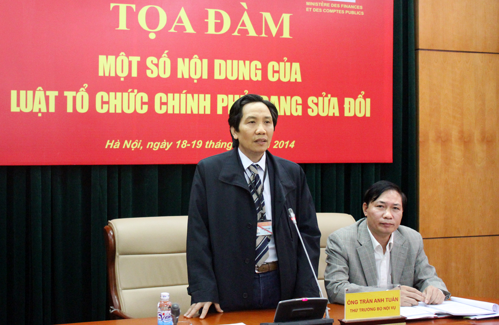 Tọa đàm một số nội dung của Luật Tổ chức Chính phủ sửa đổi