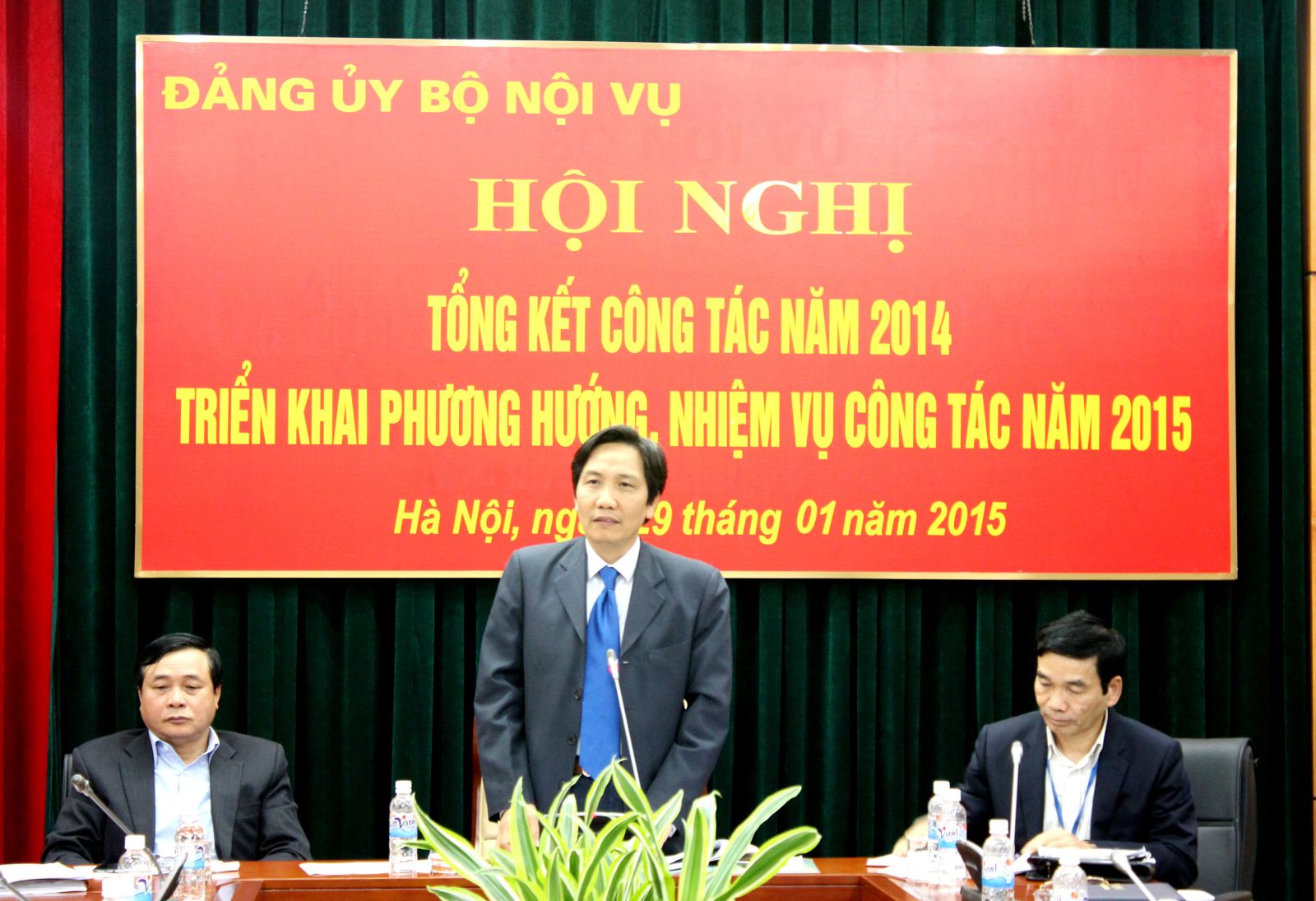 Đảng ủy Bộ Nội vụ: Hội nghị tổng kết công tác năm 2014, triển khai phương hướng, nhiệm vụ năm 2015
