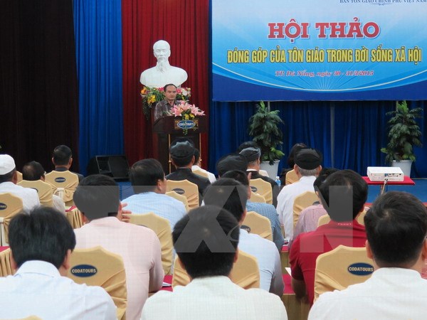 Hội thảo về đóng góp của các tôn giáo trong đời sống xã hội
