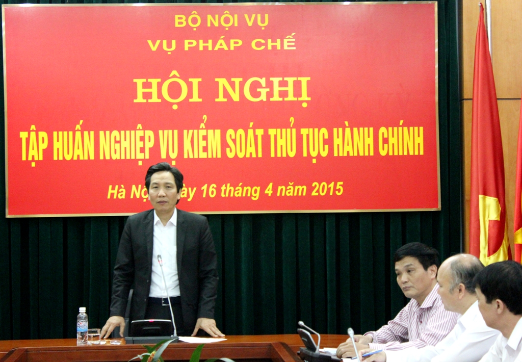 Hội nghị Tập huấn nghiệp vụ kiểm soát thủ tục hành chính