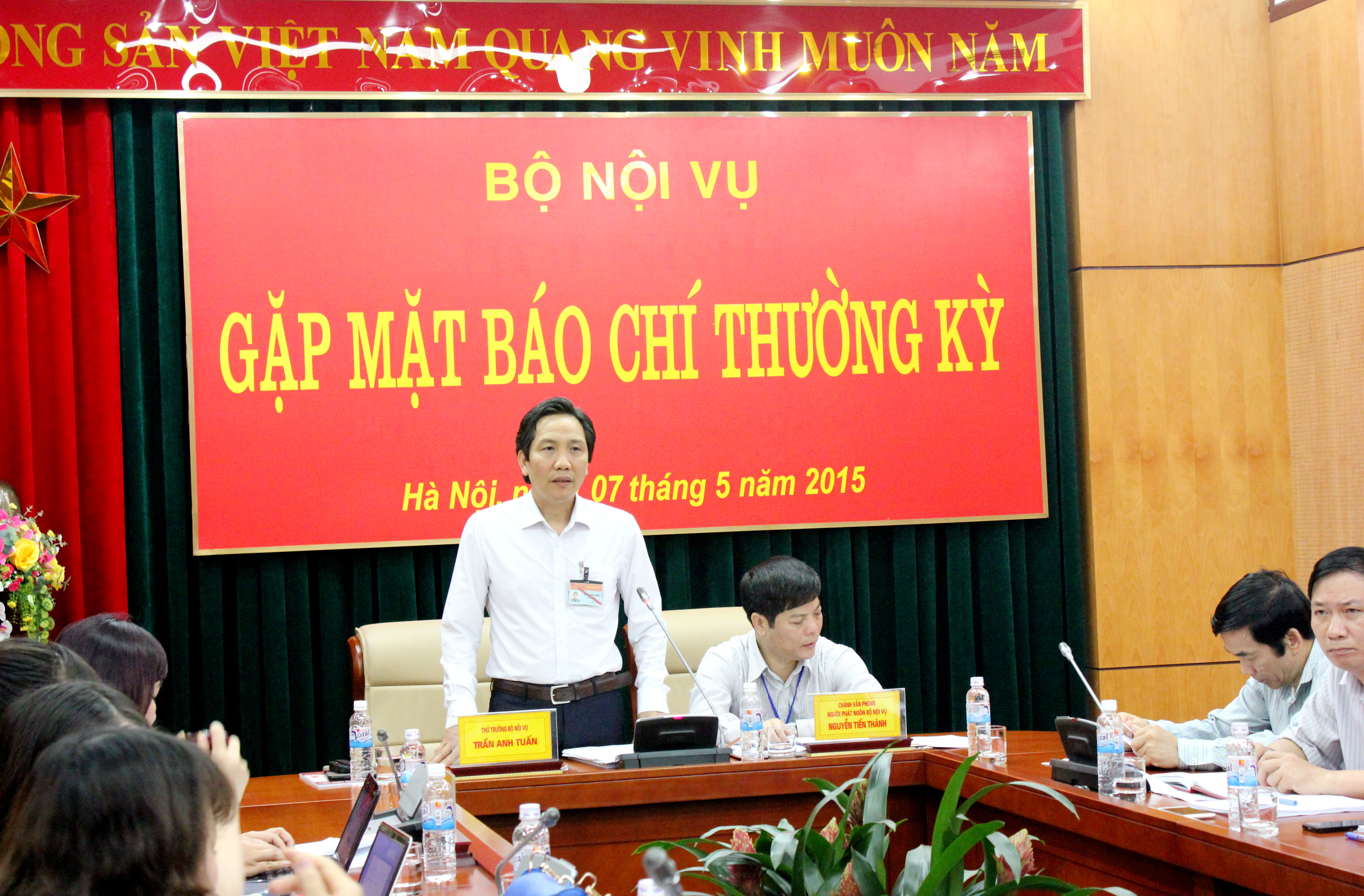 Bộ Nội vụ tổ chức gặp mặt báo chí thường kỳ