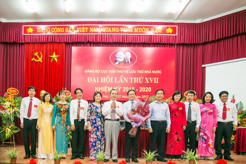 Đại hội Đảng bộ Cục Văn thư và Lưu trữ nhà nước lần thứ XVII