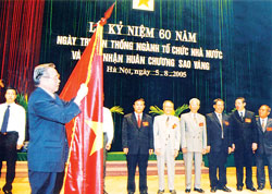 Lễ kỷ niệm 60 năm Ngày truyền thống ngành Tổ chức nhà nước - Bộ Nội vụ đón nhận Huân chương Sao Vàng