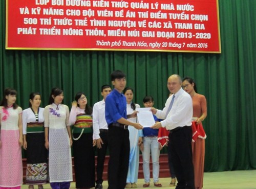 Thanh Hóa: 500 trí thức trẻ được bồi dưỡng kiến thức quản lý nhà nước