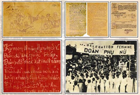 Khai mạc triển lãm “Tuyên truyền cách mạng trước năm 1945 qua tài liệu lưu trữ”