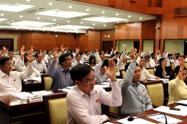 Lập lại HĐND cấp quận, huyện và phường