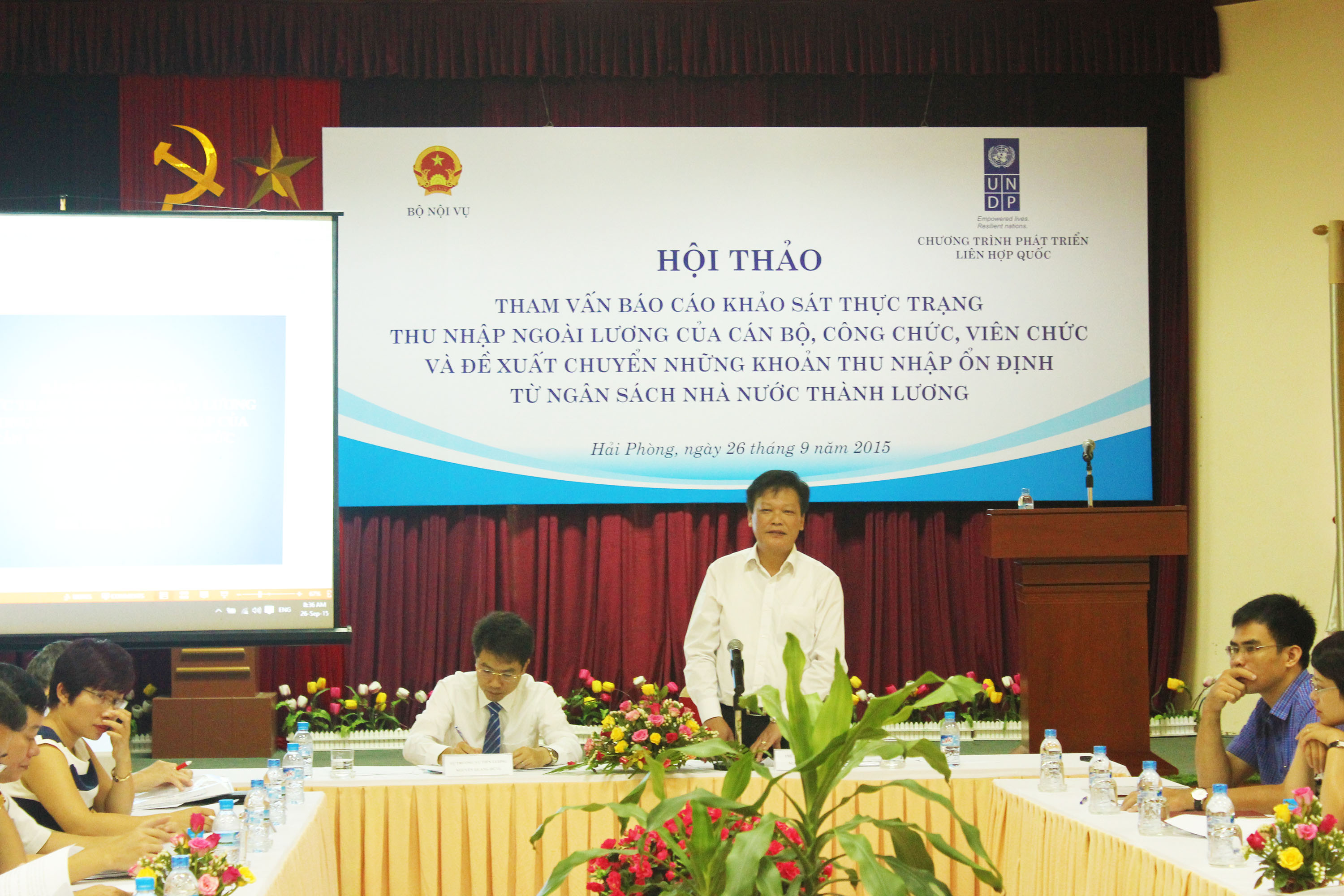 Hội thảo tham vấn báo cáo khảo sát thực trạng thu nhập ngoài lương của cán bộ, công chức, viên chức và đề xuất chuyển những khoản thu nhập ổn định từ ngân sách nhà nước thành lương