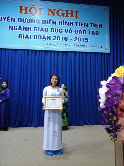 Giáo viên Trường Mầm Non Họa Mi Nguyễn Thị Thu Hà điển hình về học tập và làm theo tấm gương đạo đức Hồ Chí Minh