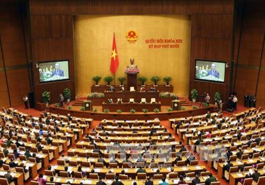 Khai mạc kỳ họp thứ 10, Quốc hội khóa XIII