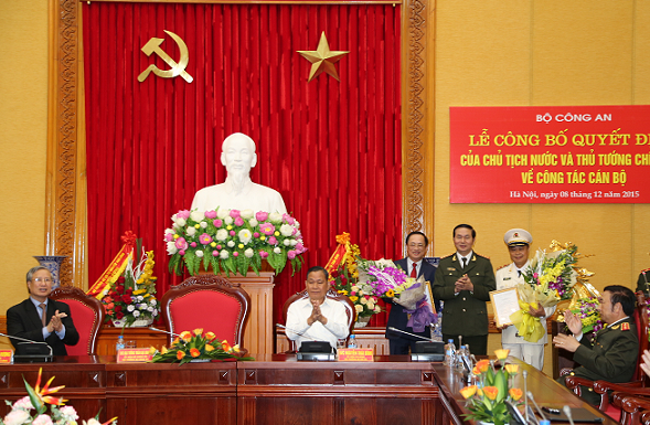 Bộ Công an công bố quyết định bổ nhiệm 2 Thứ trưởng