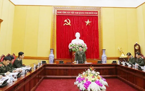 Họp về Đề án thành lập Trung tâm đấu thầu mua sắm tập trung Bộ Công an