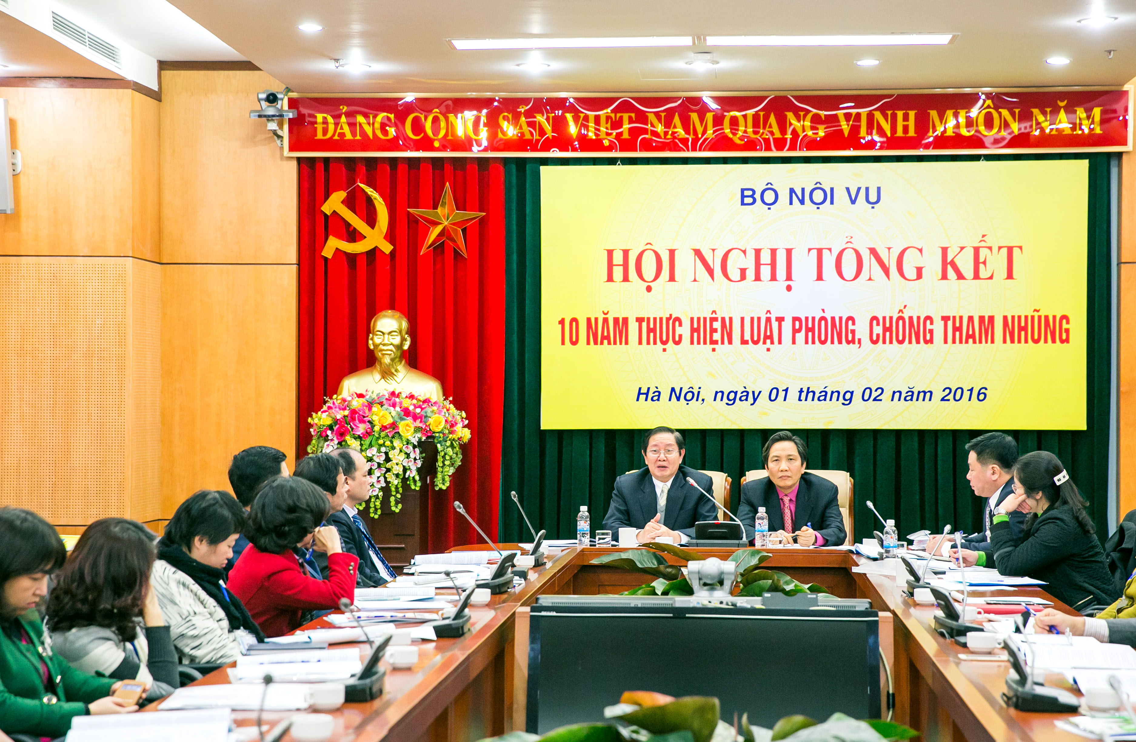 Hội nghị tổng kết 10 năm thực hiện Luật Phòng, chống tham nhũng