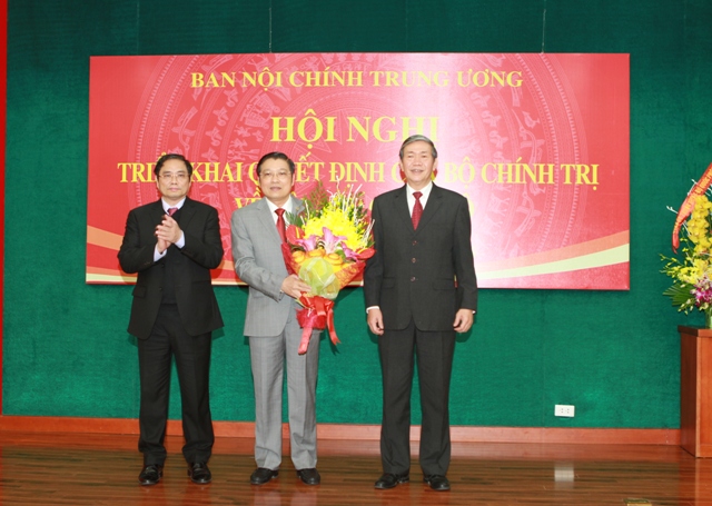 Bộ Chính trị bổ nhiệm Trưởng Ban Nội chính Trung ương