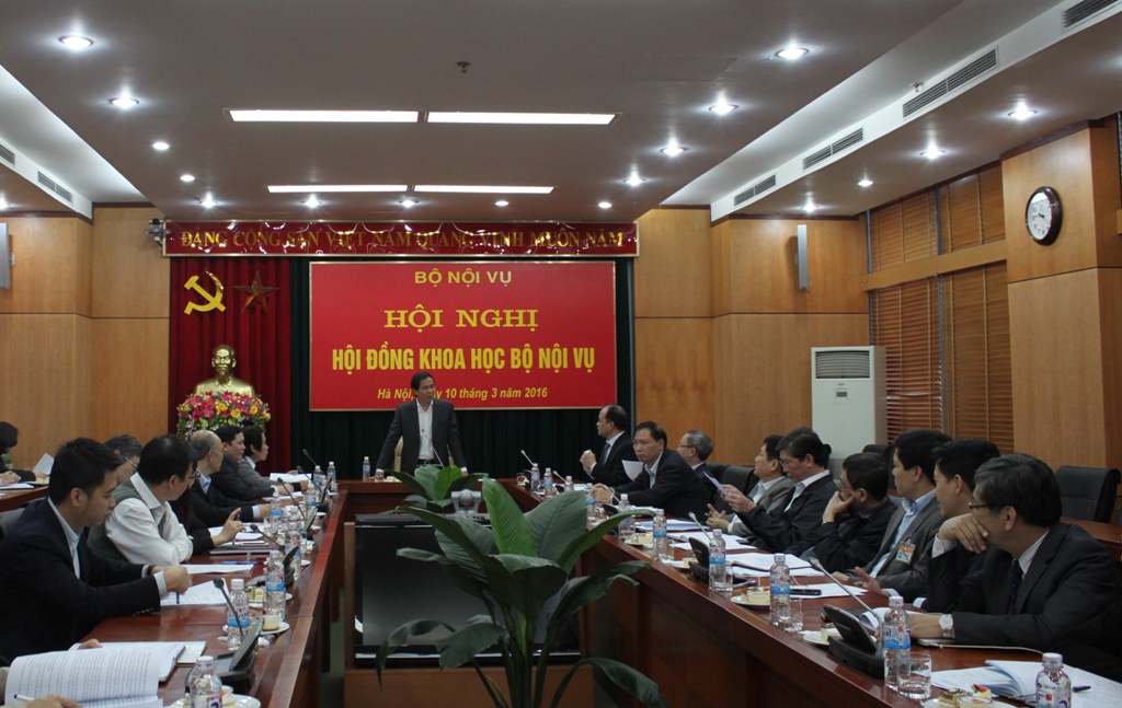 Hội nghị Hội đồng khoa học Bộ Nội vụ