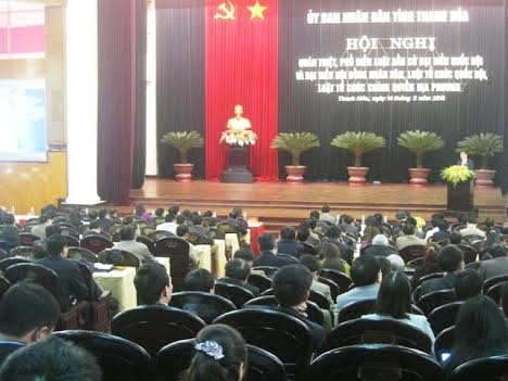 Thanh Hóa tổ chức hội nghị quán triệt, phổ biến Luật Bầu cử Quốc hội và HĐND
