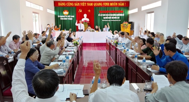 Chốt danh sách sơ bộ người ứng cử đại biểu Quốc hội