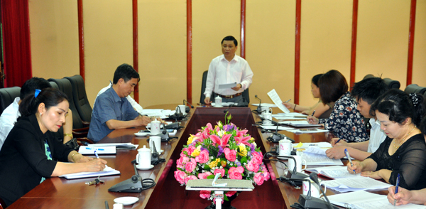 Hà Giang: Họp Tiểu ban đảm bảo phục vụ bầu cử đại biểu Quốc hội khóa XIV và bầu cử HĐND các cấp nhiệm kỳ 2016 – 2021