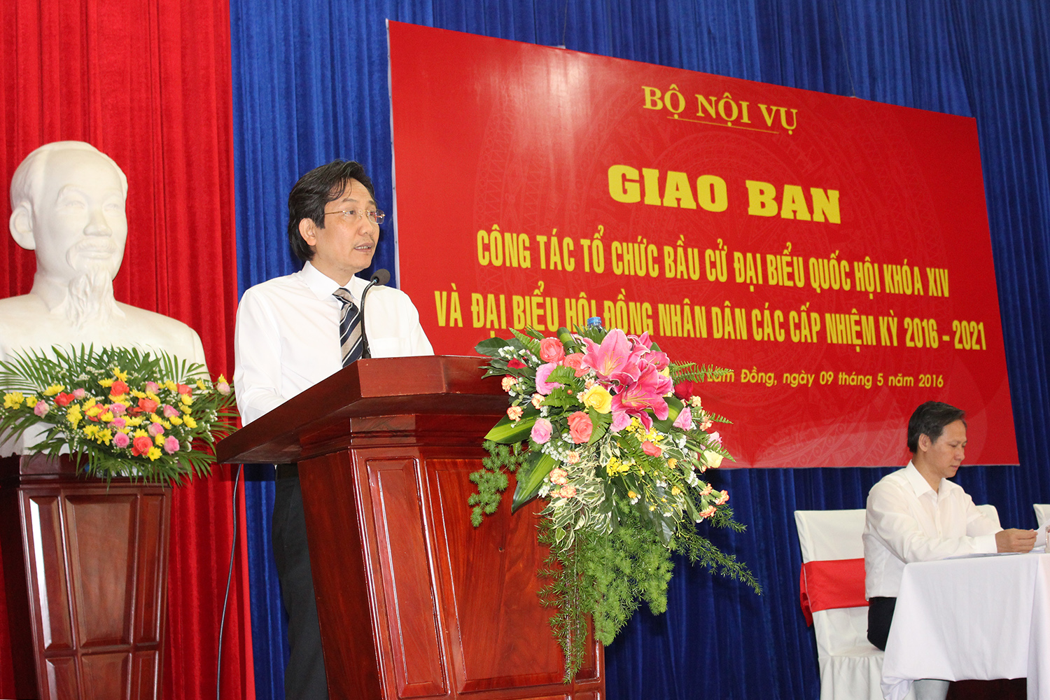 Bộ Nội vụ tổ chức Hội nghị giao ban công tác tổ chức bầu cử đại biểu Quốc hội khóa XIV và đại biểu Hội đồng nhân dân các cấp nhiệm kỳ 2016 – 2021 tại tỉnh Lâm Đồng