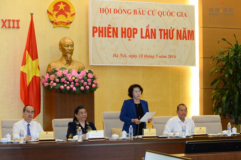 Hội đồng Bầu cử quốc gia họp phiên thứ năm
