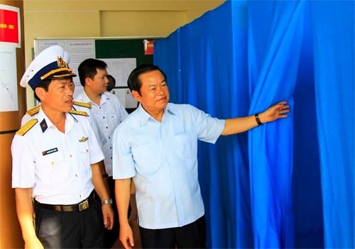 Kiểm tra công tác chuẩn bị bầu cử tại các địa phương