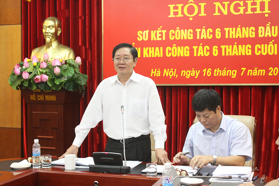 Văn phòng Bộ Nội vụ tổ chức Hội nghị Sơ kết công tác 6 tháng đầu năm, triển khai công tác 6 tháng cuối năm 2016 