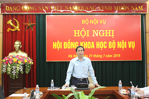 Hội nghị Hội đồng khoa học Bộ Nội vụ
