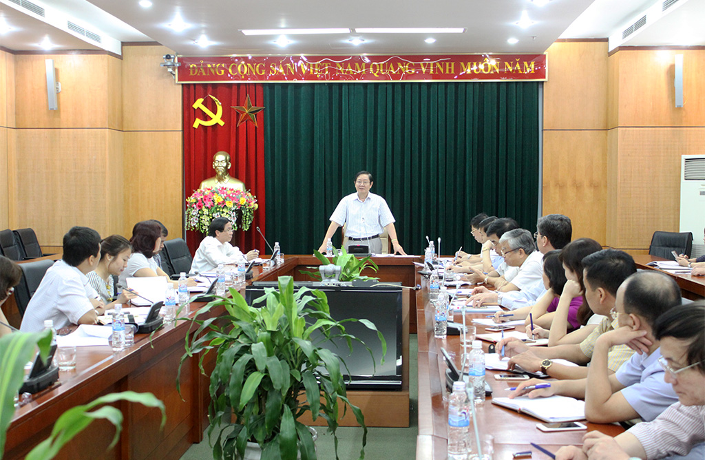 Hội nghị triển khai công tác đầu tư xây dựng cơ bản 6 tháng cuối năm 2016 và chuẩn bị kế hoạch năm 2017 của Bộ Nội vụ