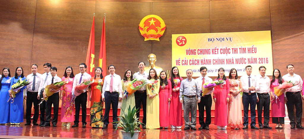 Chung kết Cuộc thi “Tìm hiểu cải cách hành chính nhà nước năm 2016”