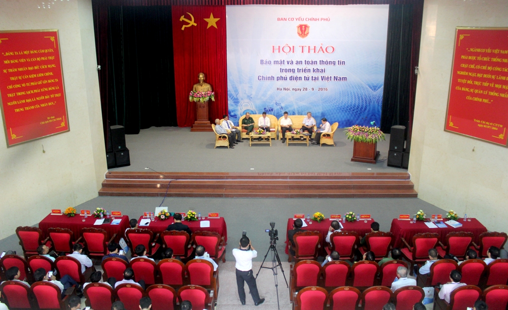  Hội thảo bảo mật và an toàn thông tin trong triển khai Chính phủ điện tử tại Việt Nam