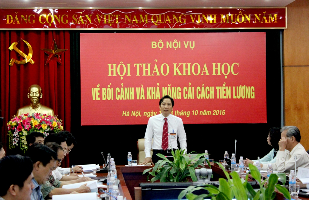 Hội thảo "Bối cảnh và khả năng cải cách tiền lương"