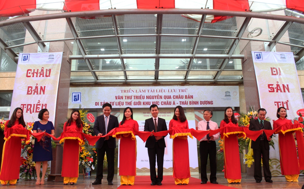 Triển lãm tài liệu lưu trữ “Văn thư Triều Nguyễn qua Châu bản - Di sản tư liệu thế giới khu vực Châu Á - Thái Bình Dương”