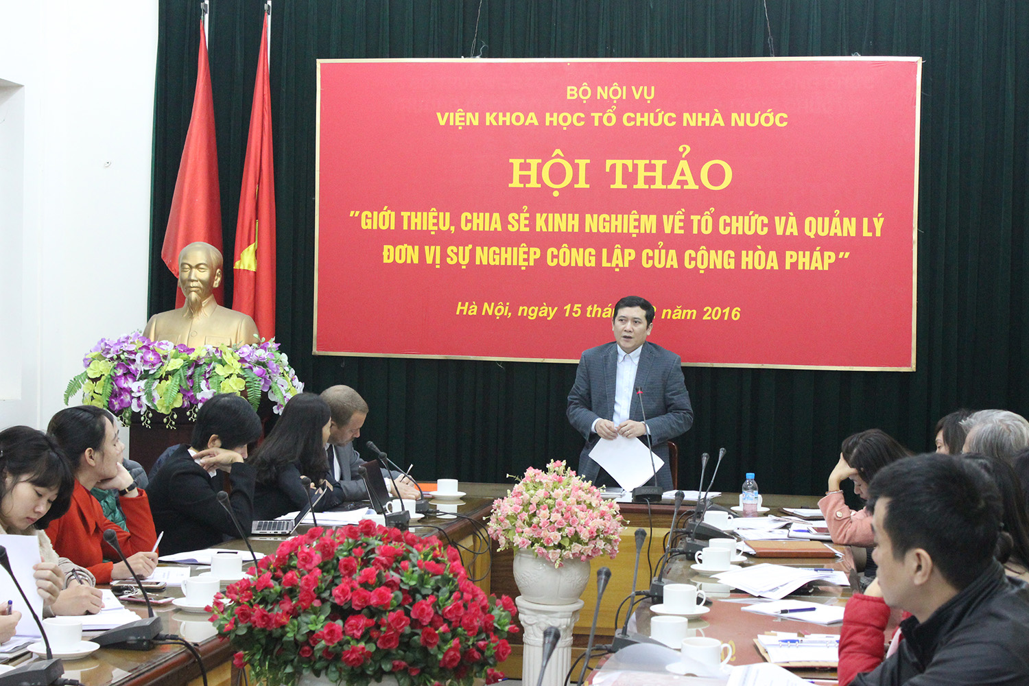  Hội thảo Giới thiệu, chia sẻ kinh nghiệm về tổ chức và quản lý đơn vị sự nghiệp công lập của Cộng hòa Pháp