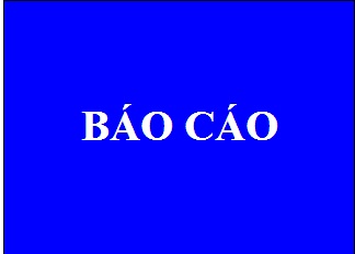 Báo cáo công tác đào tạo, bồi dưỡng cán bộ, công chức, viên chức