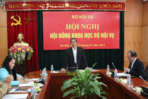 Hội nghị Hội đồng khoa học Bộ Nội vụ