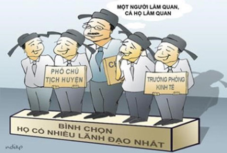 Cần xử lý đến cùng hiện tượng 'cả nhà làm quan'