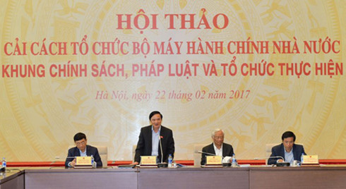 "Phải tái cấu trúc Bộ đa ngành một cách quyết liệt"