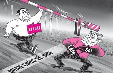 Xử lý trách nhiệm cán bộ nghỉ hưu như thế nào?