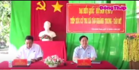 Đại biểu Quốc hội tiếp xúc cử tri