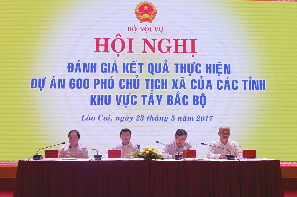 Hội nghị đánh giá kết quả thực hiện Dự án 600 Phó Chủ tịch xã của các tỉnh khu vực Tây Bắc bộ