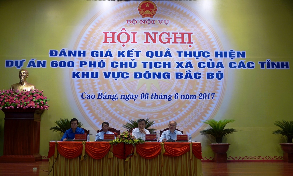 Hội nghị đánh giá kết quả thực hiện Dự án 600 Phó Chủ tịch xã của các tỉnh khu vực Đông Bắc bộ