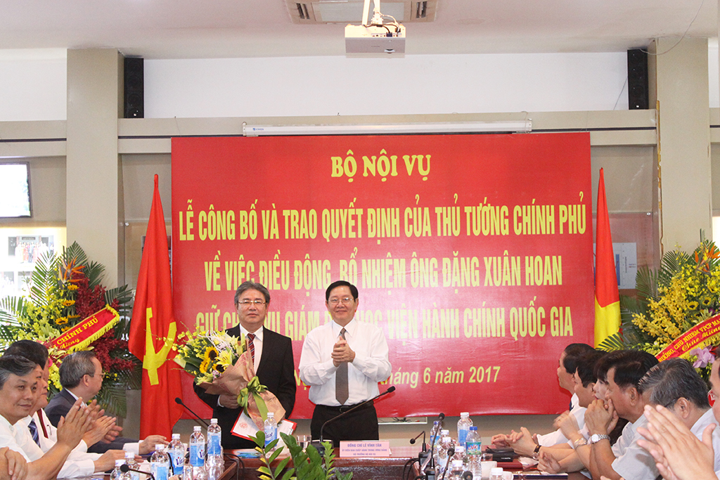 Lễ công bố và trao quyết định của Thủ tướng Chính phủ điều động, bổ nhiệm Giám đốc Học viện Hành chính Quốc gia 