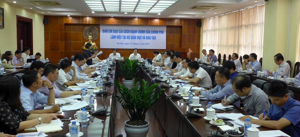 Kiểm tra công tác cải cách hành chính tại Bộ Giáo dục và Đào tạo