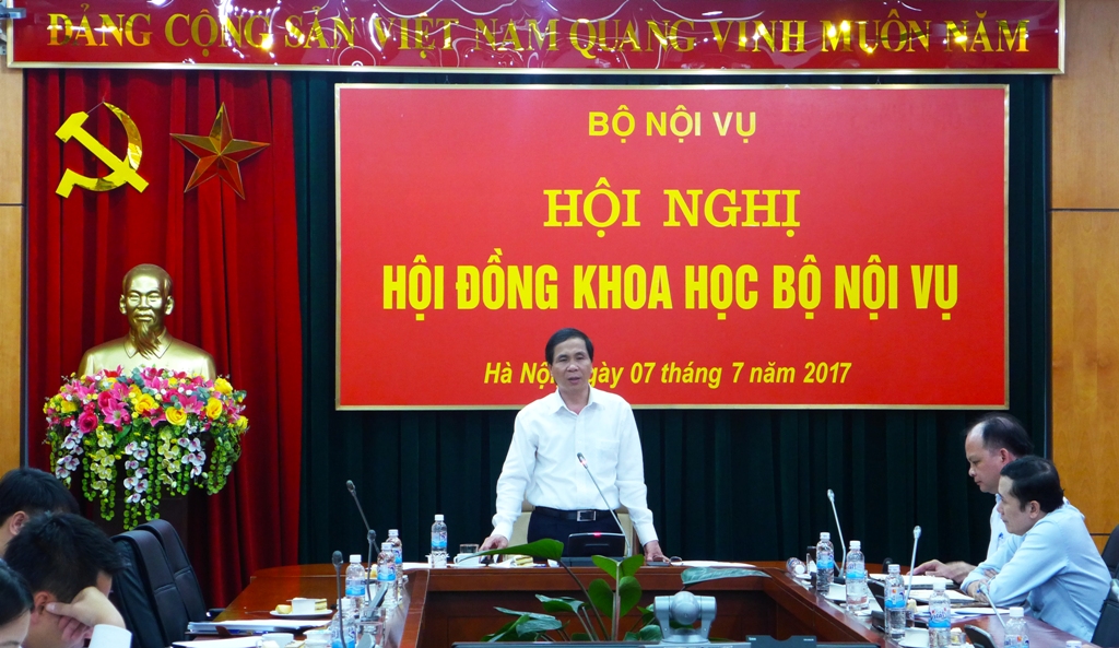 Hội nghị Hội đồng khoa học Bộ Nội vụ