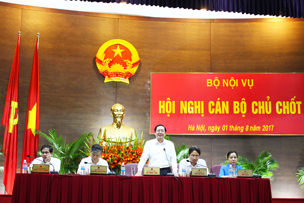 Bộ Nội vụ tổ chức Hội nghị Cán bộ chủ chốt