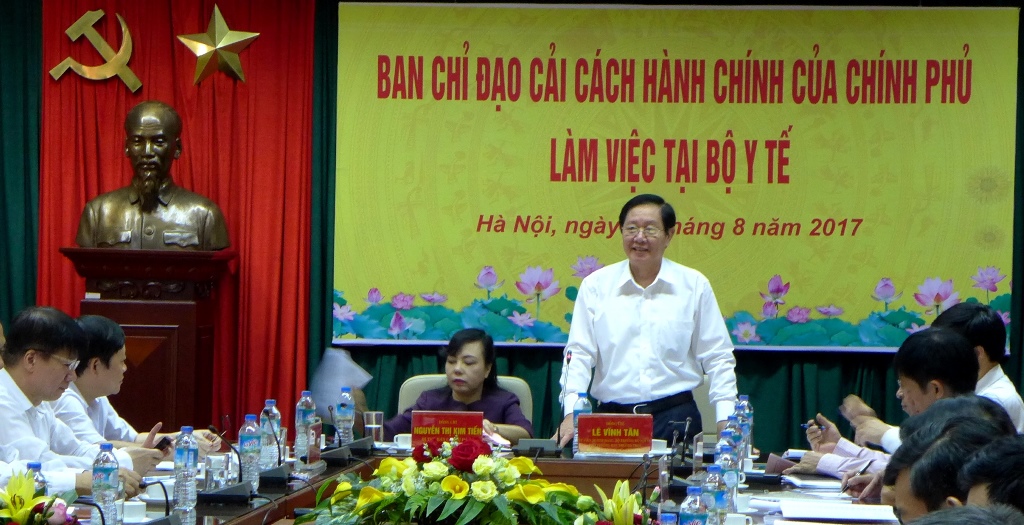 Kiểm tra công tác cải cách hành chính tại Bộ Y tế
