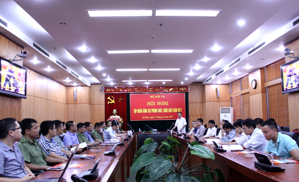 Hội nghị tập huấn công tác phòng cháy và chữa cháy năm 2017