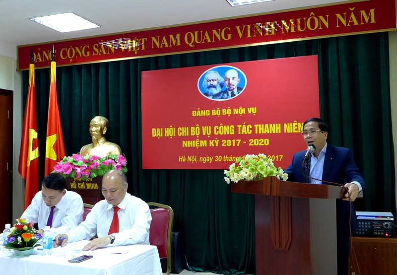 Đại hội Chi bộ Vụ Công tác thanh niên nhiệm kỳ 2017-2020