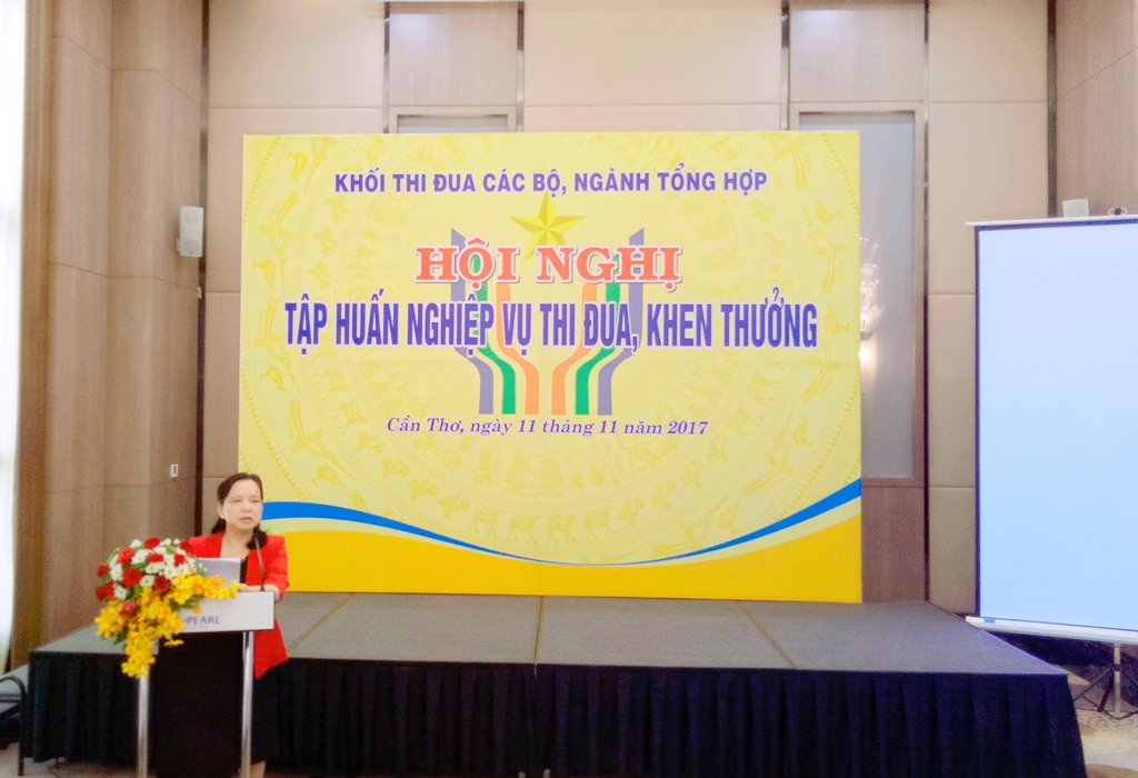 Khối thi đua các Bộ, ngành tổng hợp tổ chức Hội nghị tập huấn nghiệp vụ thi đua, khen thưởng