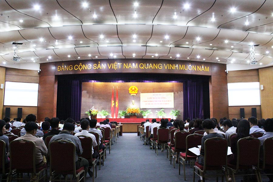 Lớp bồi dưỡng kỹ năng sử dụng hệ thống thông tin của Bộ Nội vụ cho công chức, viên chức khối cơ quan Bộ