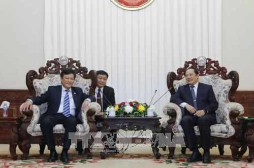 Lãnh đạo Lào đánh giá cao sự hợp tác giữa Bộ Nội vụ hai nước